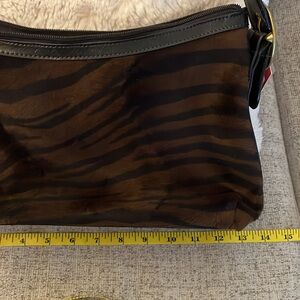 NWT RELIC brand, faux pony fabric handbag